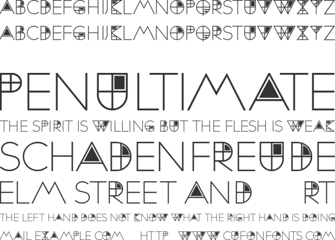 Koordinationsstelle font preview