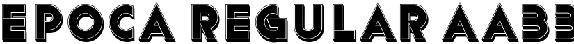 Epoca Regular font