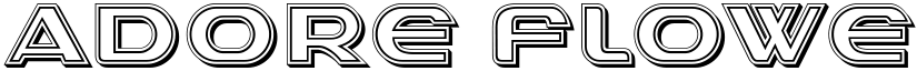 Adore Flowers Regular font