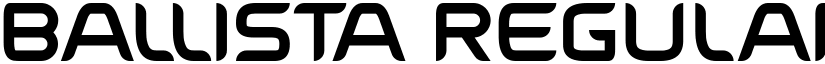 Ballista Regular font
