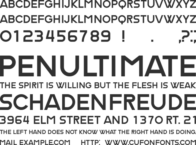Bawler font preview