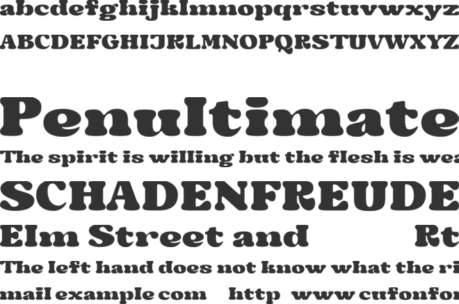 Marie Queen font preview