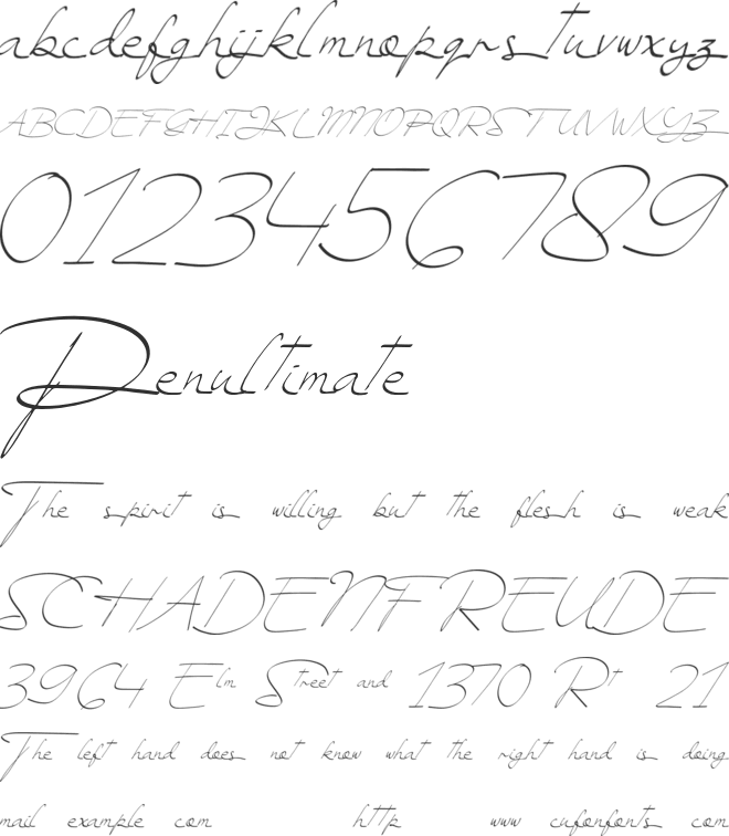 Leboumar Personal Use font preview