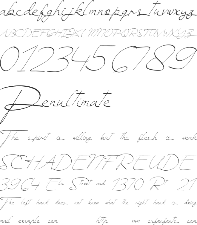 Leboumar Personal Use font preview