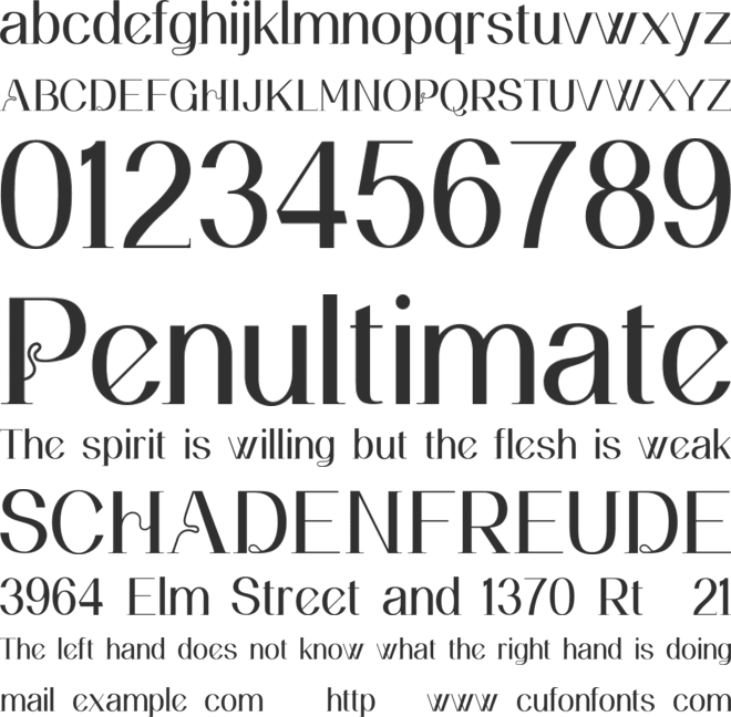 Mortissimo Personal Use font preview