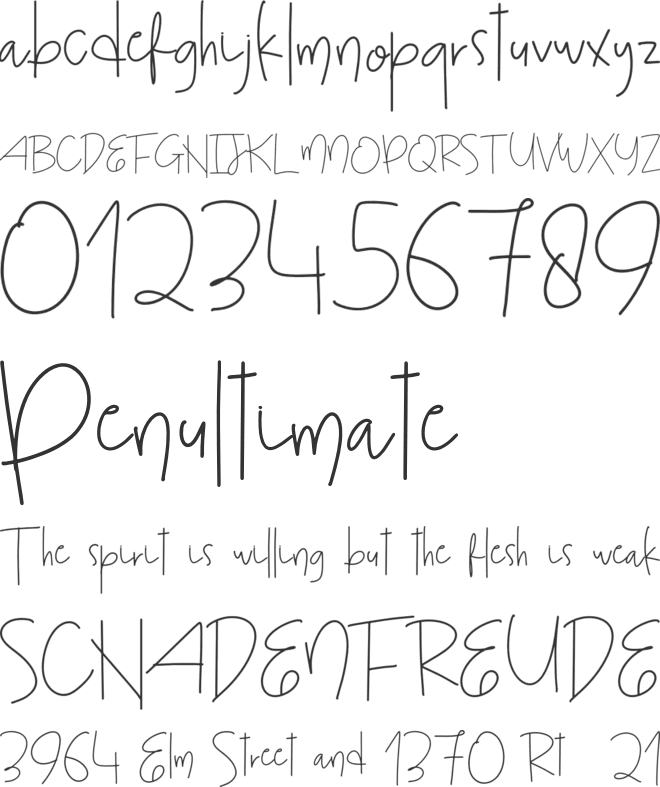 Watchioro Personal Use font preview