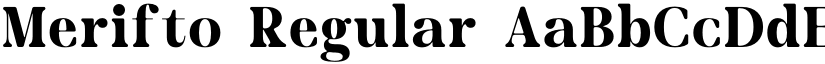 Merifto Regular font