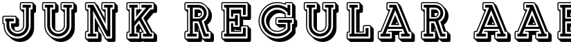 Junk Regular font