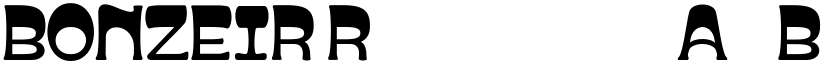 BONZEIR Regular font