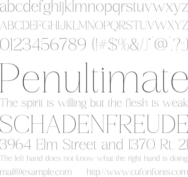 Gestiva font preview