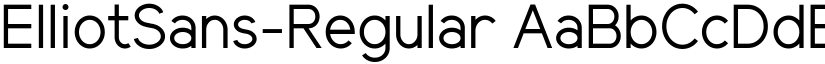 ElliotSans-Regular font