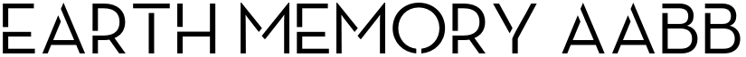 Earth Memory font