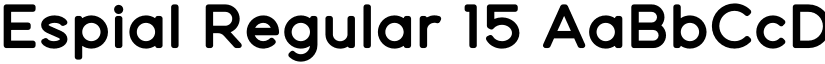Espial Regular 15 font