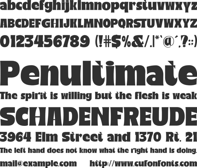 Mister Luston font preview