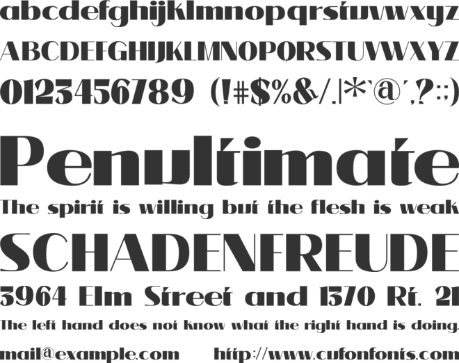 Black Falken font preview