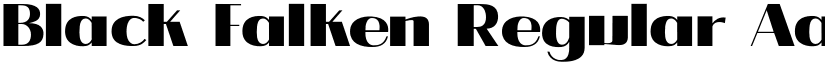Black Falken Regular font