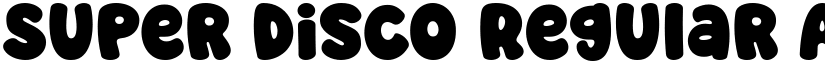 Super Disco Regular font