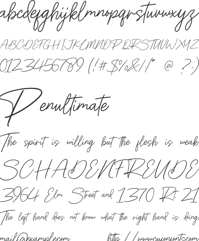 Repsodent font preview