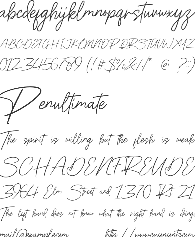 Repsodent font preview