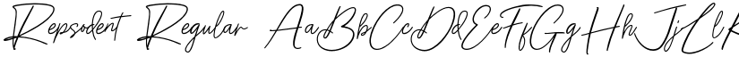 Repsodent Regular font