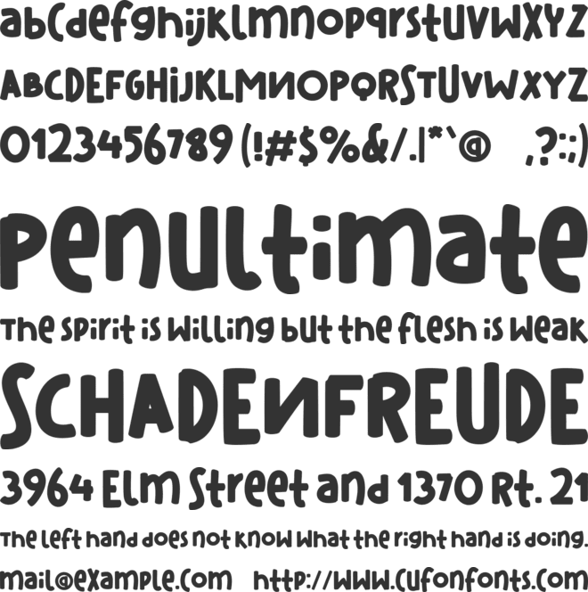 Cosplay Culture font preview