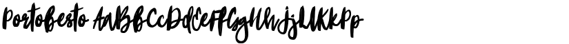 Portobesto font