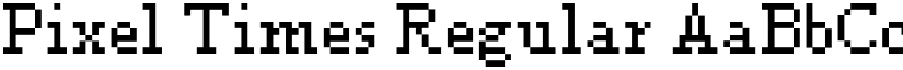 Pixel Times Regular font