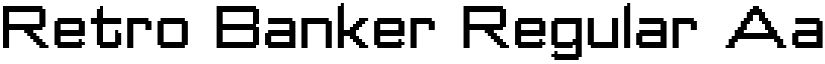 Retro Banker Regular font
