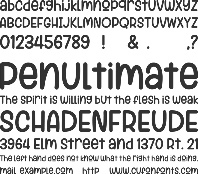 Pasefic Dream font preview