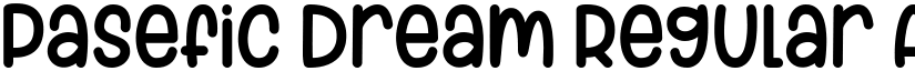 Pasefic Dream Regular font