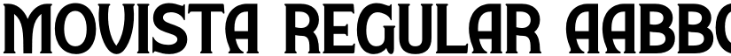 Movista Regular font