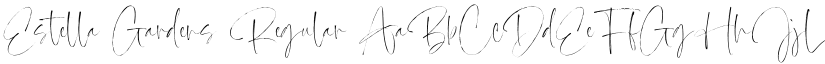 Estella Gardens Regular font