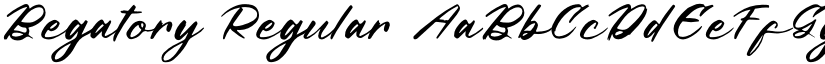 Begatory Regular font