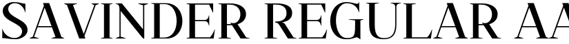 Savinder Regular font