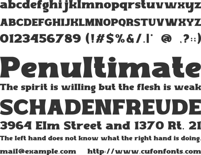 Holy Golden font preview