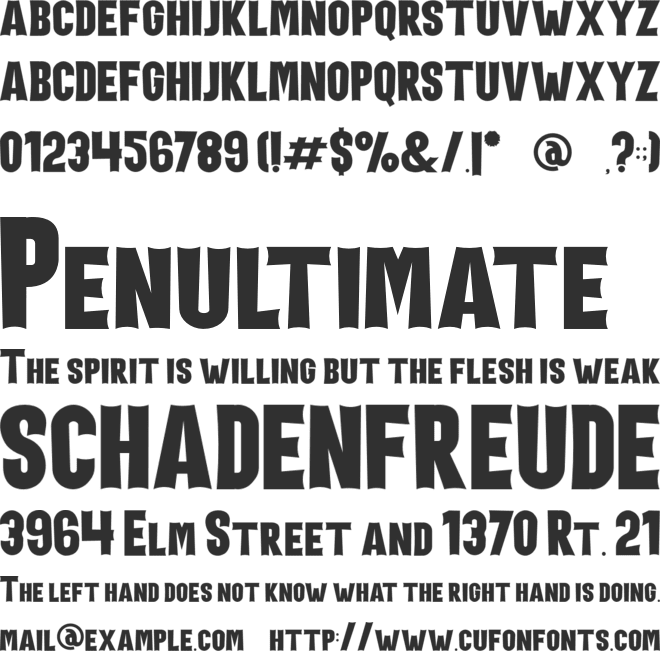 Holiday Harmony font preview