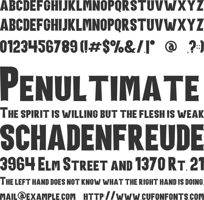 Holiday Harmony font preview