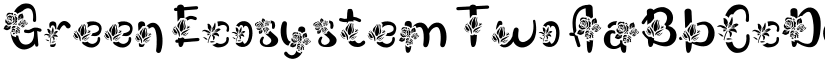 Green Ecosystem Two font