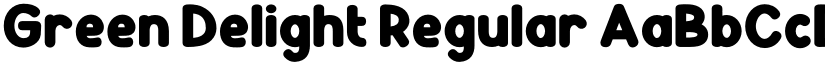 Green Delight Regular font