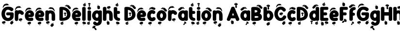 Green Delight Decoration font