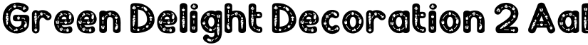 Green Delight Decoration 2 font