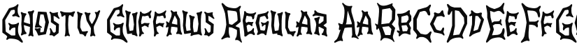Ghostly Guffaws font download