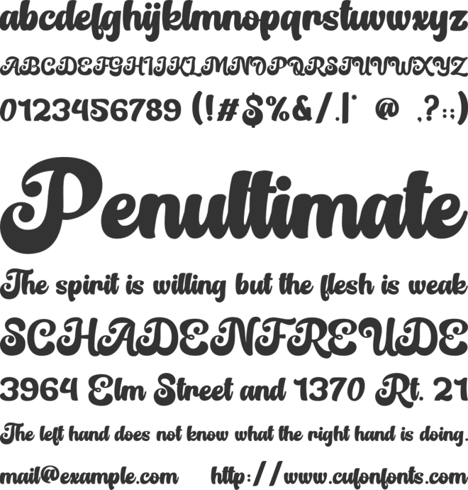 Easy Mind font preview