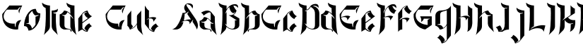 Colide Cut font