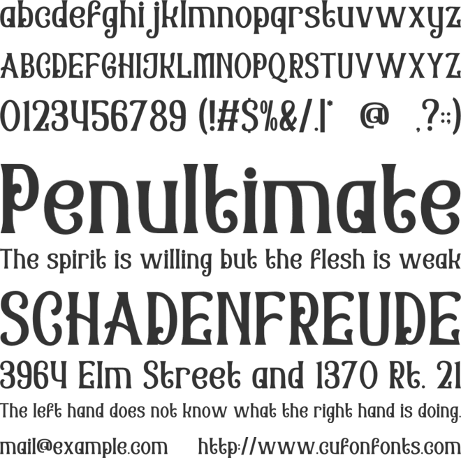 Christmas Chances font preview