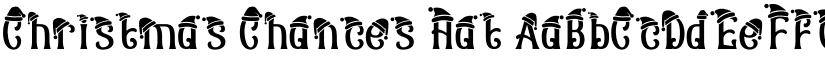 Christmas Chances Hat font