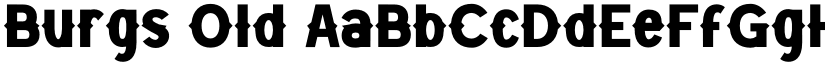 Burgs Old font