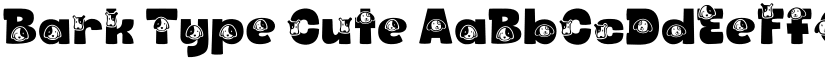Bark Type Cute font
