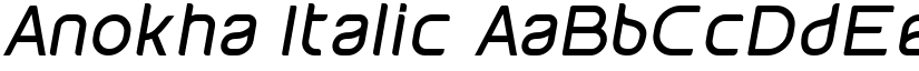 Anokha Italic font