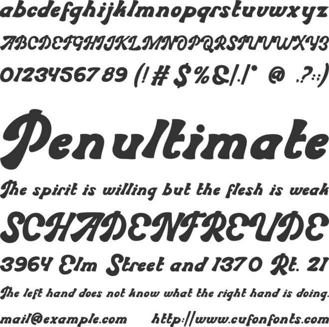 Sweet Joys font preview